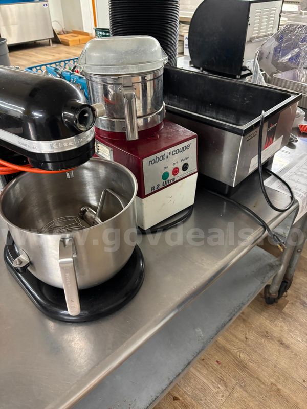 Kitchen-Aid Commercial Mixer 8-QT / Cayenne Soup Bane / Hot Hold / Food processor