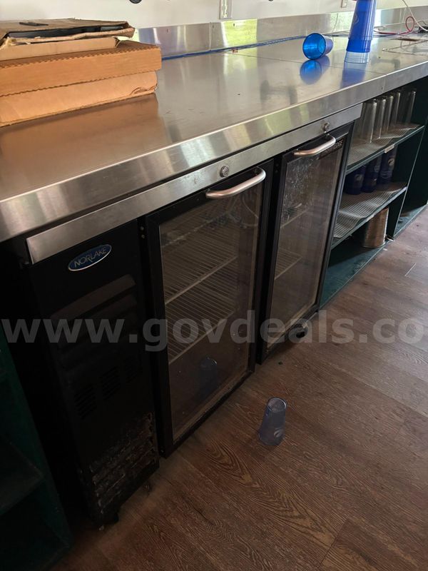 Norlake Advant-Edge 2 door Glass Front Cooler