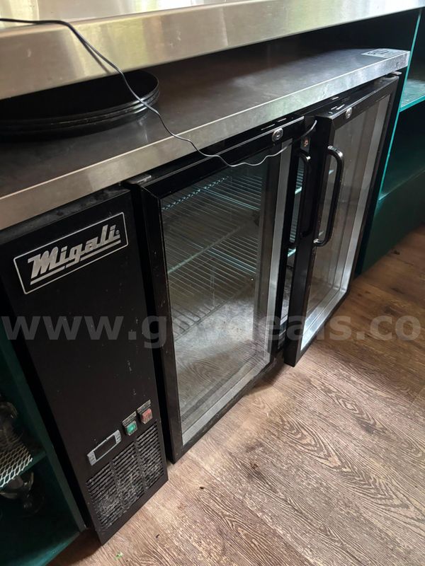 Migali 2-Door Glass-front Cooler