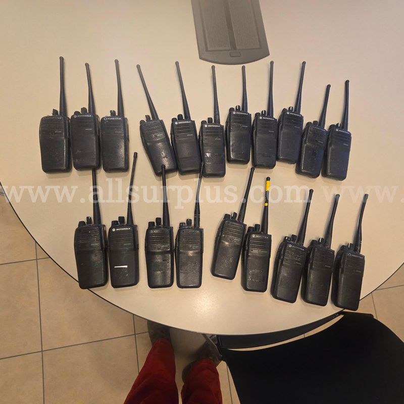 Handheld Two-Way Radios, Motorola, 6300, 6350, W/ Batteries, Qty 20
