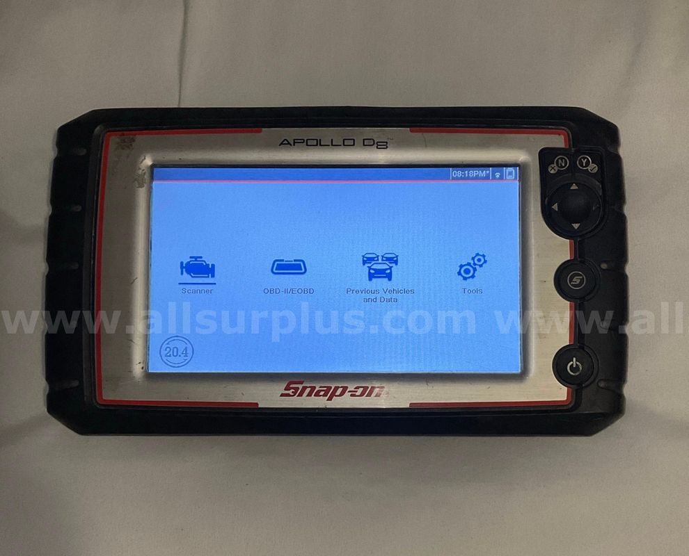 Snap-On Apollo D8 Diagnostic Scan Tool with OBD port cable