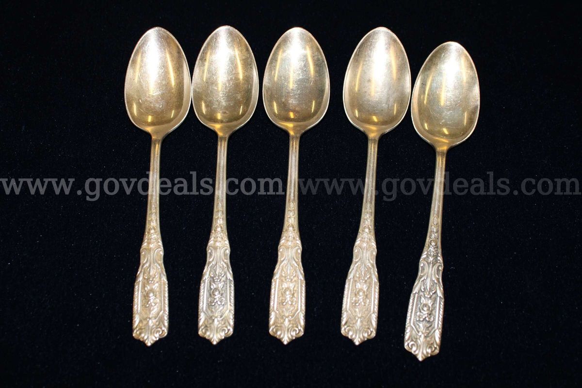 5- Matching Sterling Spoons