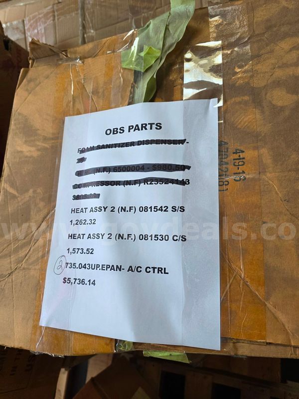 Pallet of Parts