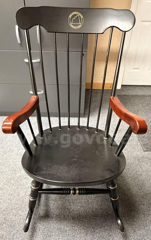 Boone Industries West Georgia College Wooden Rocking Chair