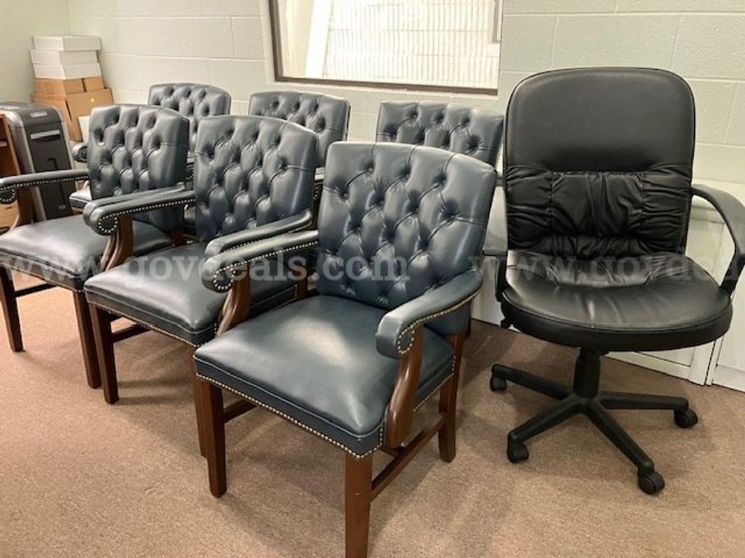 6 Side Chairs and 1 Office Chair