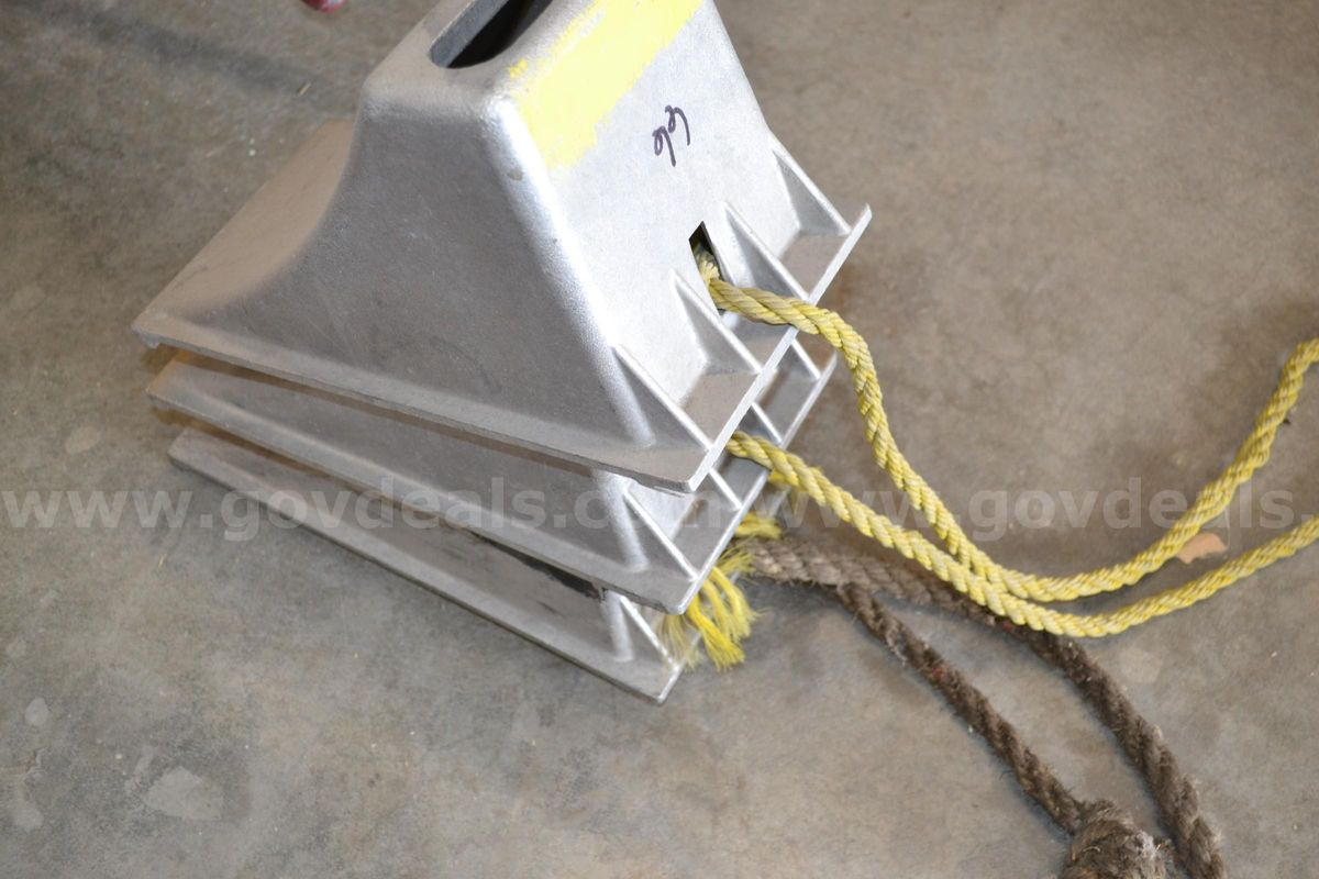 Lot to include three (3) wheel chocks