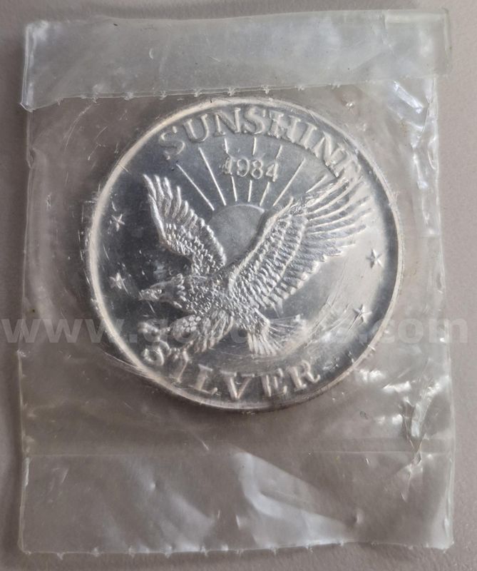 1984 Sunshine Silver Dollar (1)