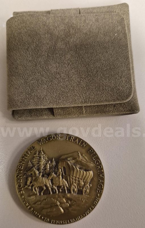Commemorative 1976 Bicentennial Wagon Train Pilgrimage Token