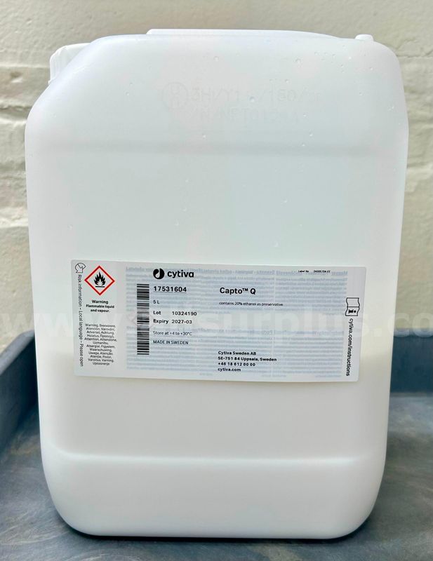 (38) Cytiva Capto Q ion exchange chromatography resin 5L