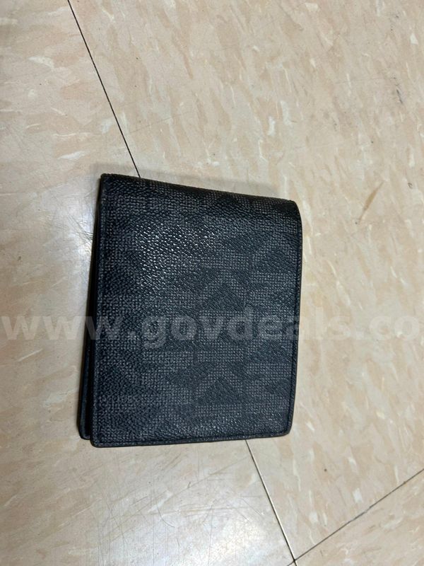 Black colored wallet