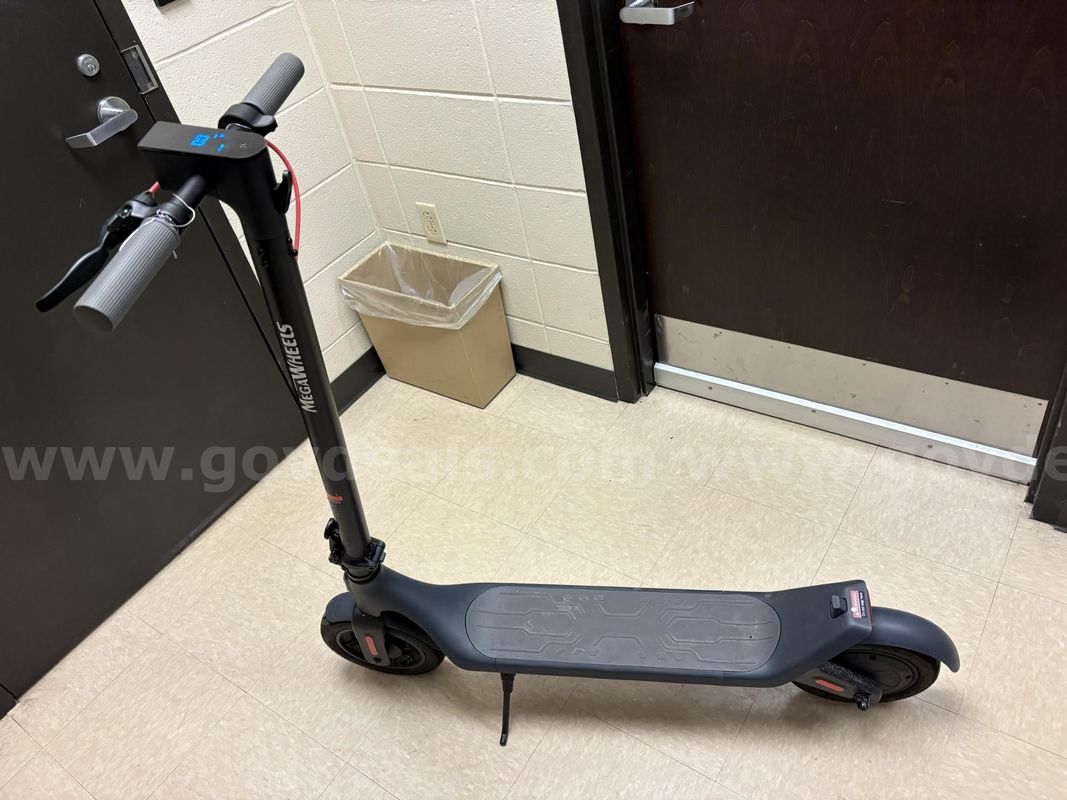 Black MegaWheels E Scooter