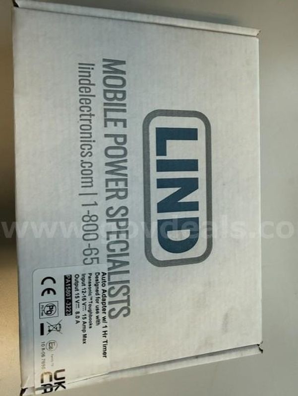 LIND AUTO ADAPTER w/ 1-HOUR TIMER