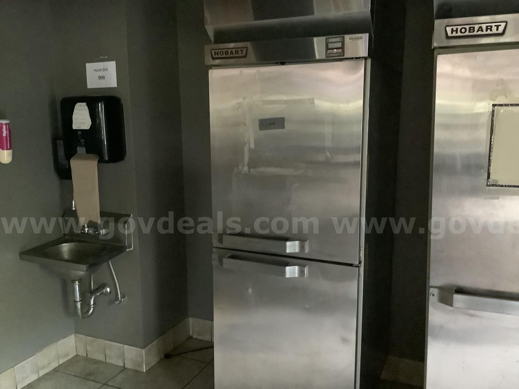 Hobart 2 Section Single Wide Freezer