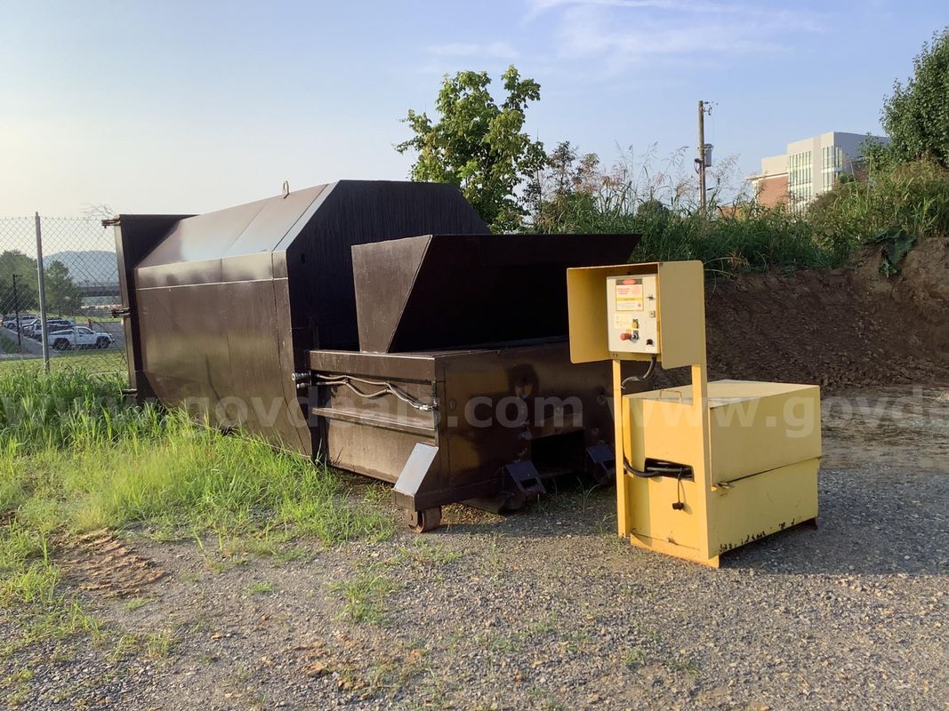 Trash Compactor with Control Unit