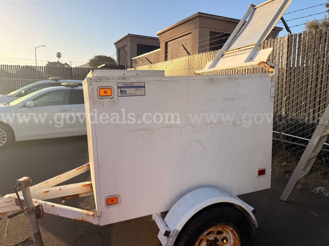 SMART Speed Monitoring Awareness Radar Trailer