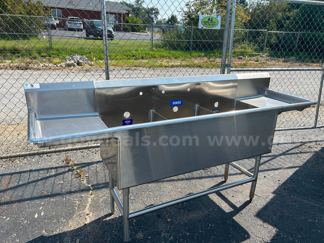 3 compartment sink