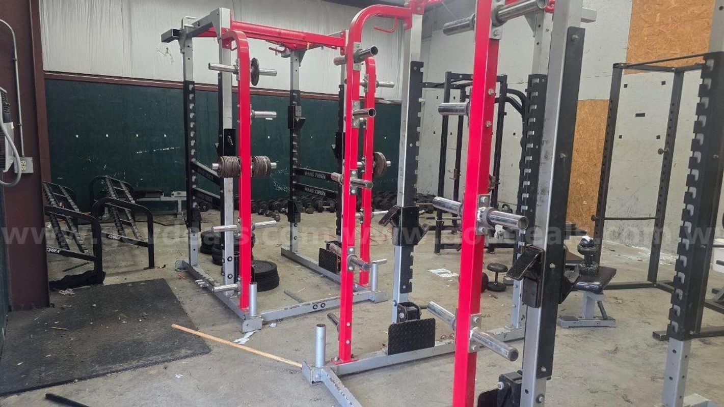 Large Group of Weights and Workout Equipment Scrap
