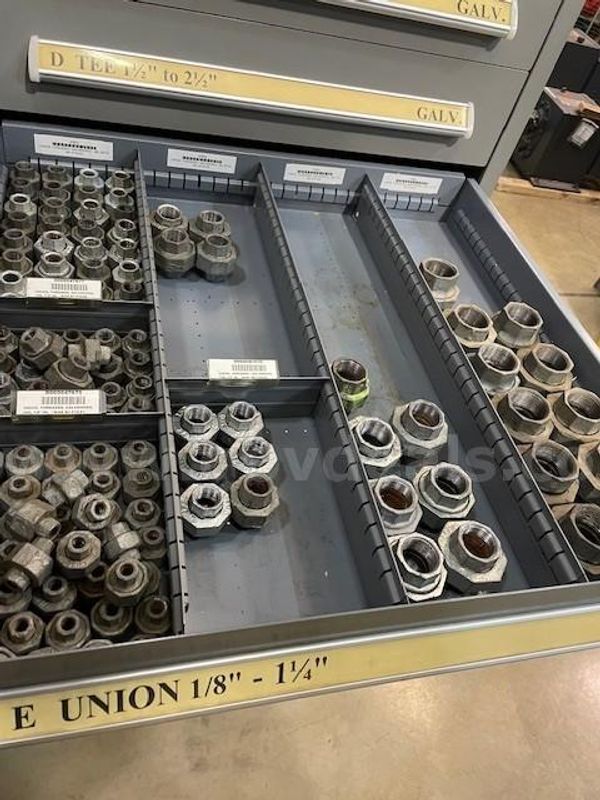 Lot of Threaded Galvanized Unions - Various Sizes