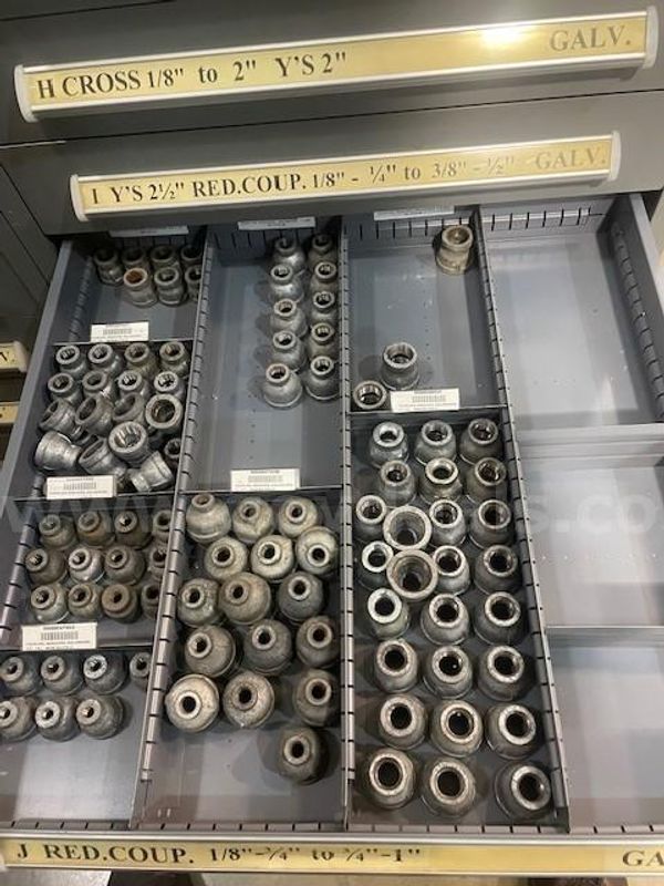 Lot of Galvanized Reducer Couplings - Various Sizes