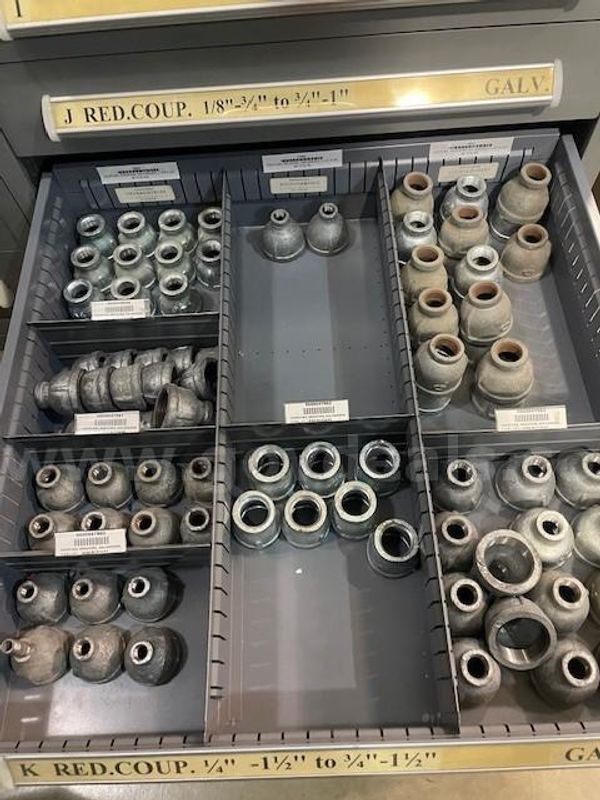 Lot of Threaded Galvanized Reducer Couplings - Various Sizes