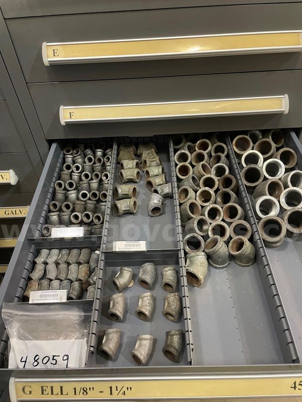 Lot of 45 Degree Galvanized Elbows