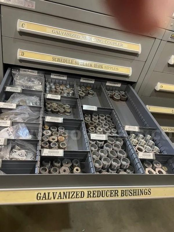 Lot of Galvanized Hex Bushings - Various Sizes