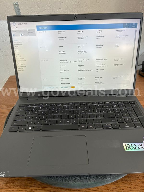 DELL LATITUDE 3540 Laptop – Intel Core i7-1355U – 16GB RAM – 1TB Storage