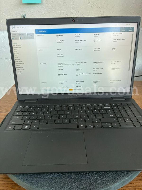 DELL LATITUDE 3520 Laptop – Intel Core i7-1165G7 – 8GB RAM – 256GB Storage