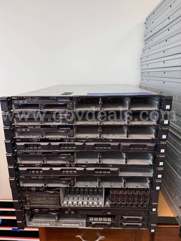 Lot of 9 Dell PowerEdge Servers – R730, R630, R430 & R330 – Tested Working