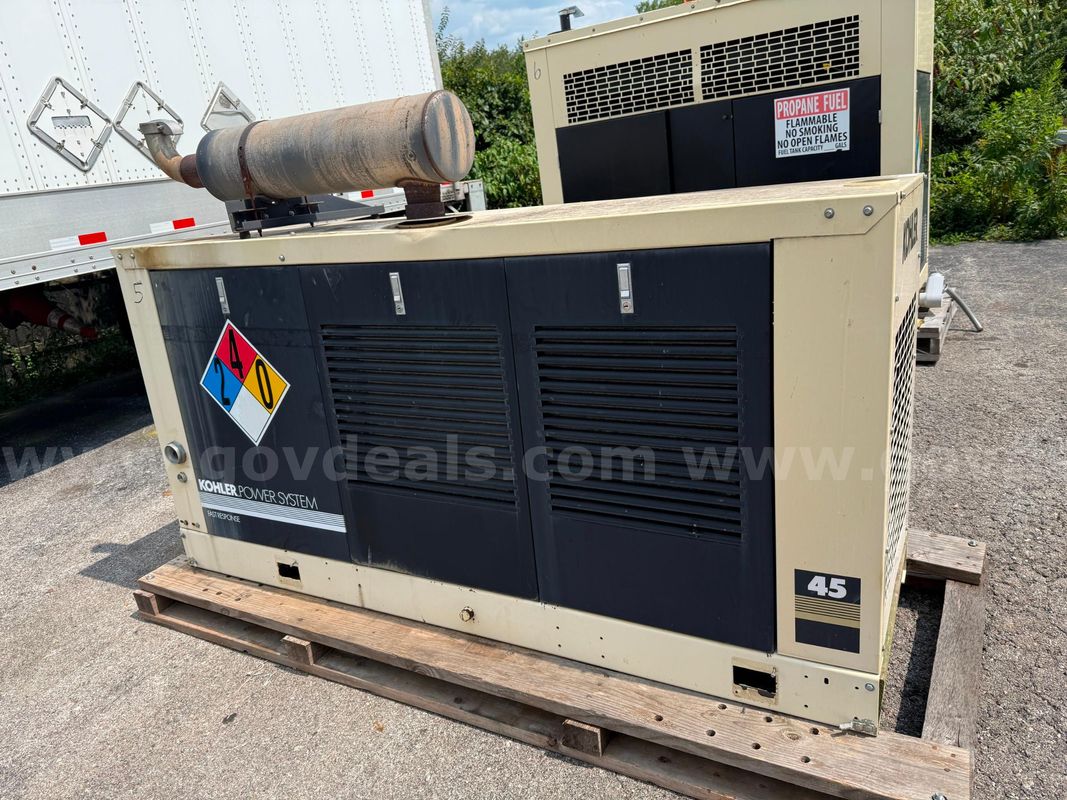 Kohler 45RZ-OS 45kW Natural Gas Standby Generator – Ford Engine – 825.9 Hours