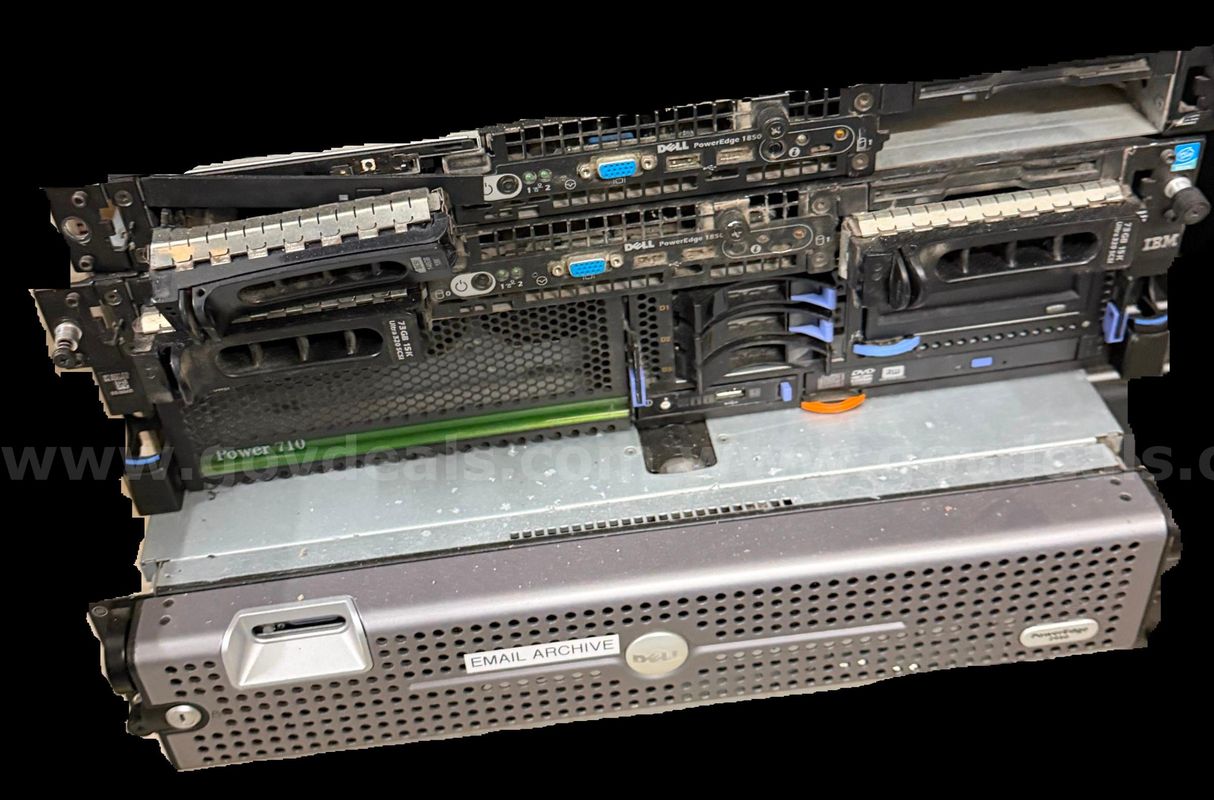 Commercial IBM and DELL Servers (NO HARD DRIVES or RAM)