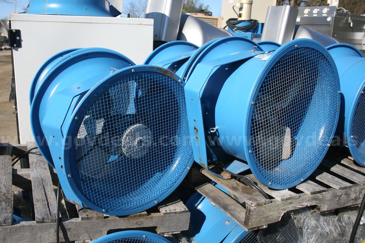 Lot of 4 - 22" Patterson High Velocity Industrial Barrel Fan