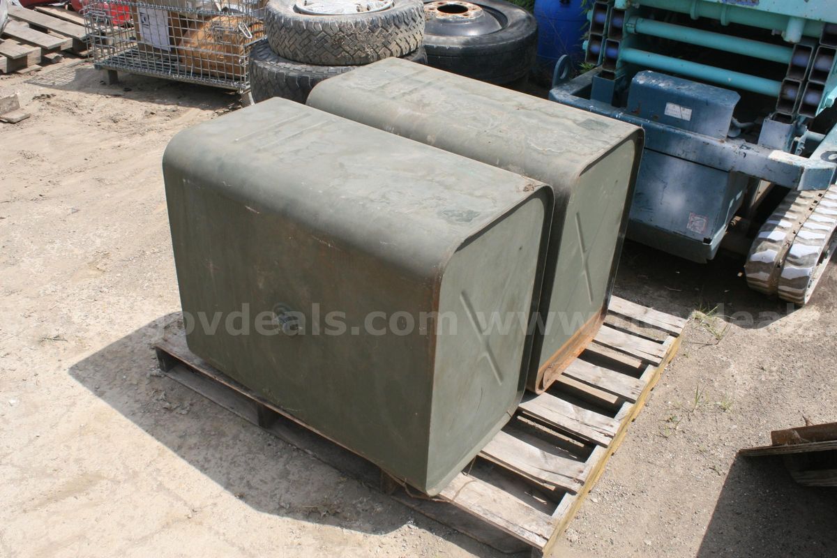 Lot of 2 Military Fuel Tanks