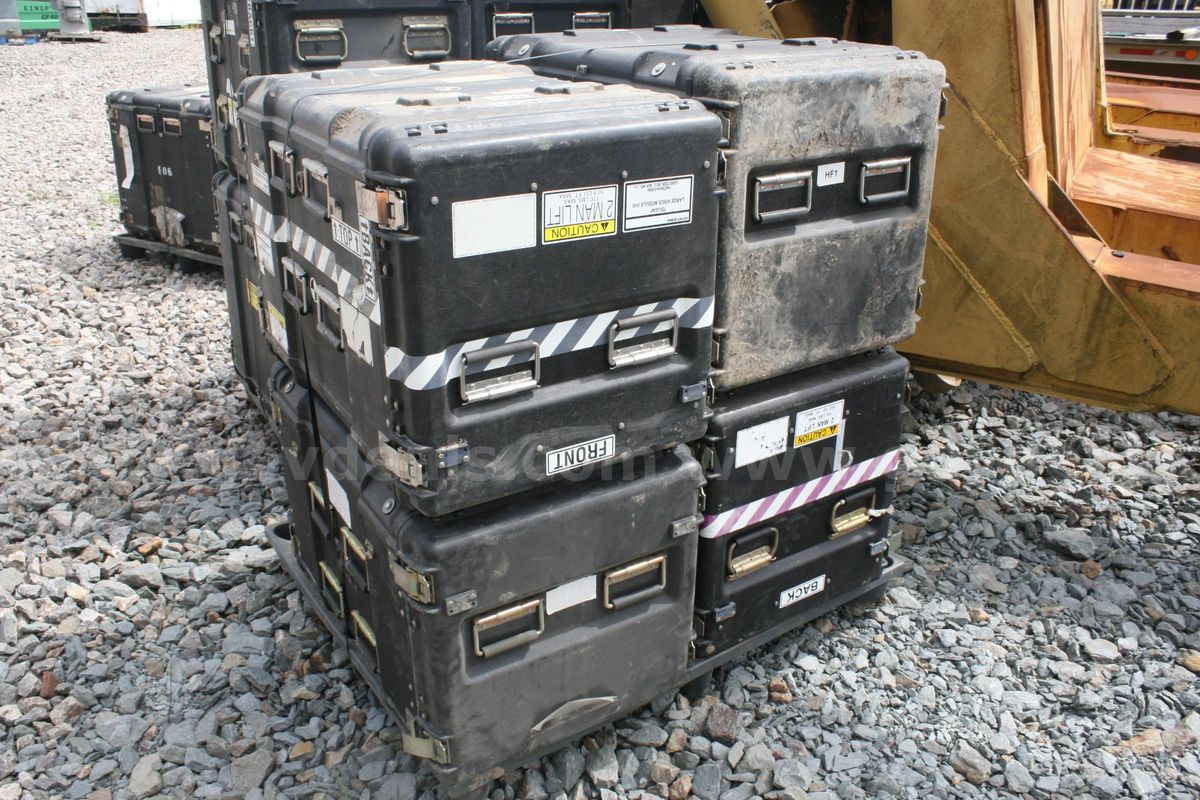 Lot of 4 US Military Pelican / Hardigg Style Cases