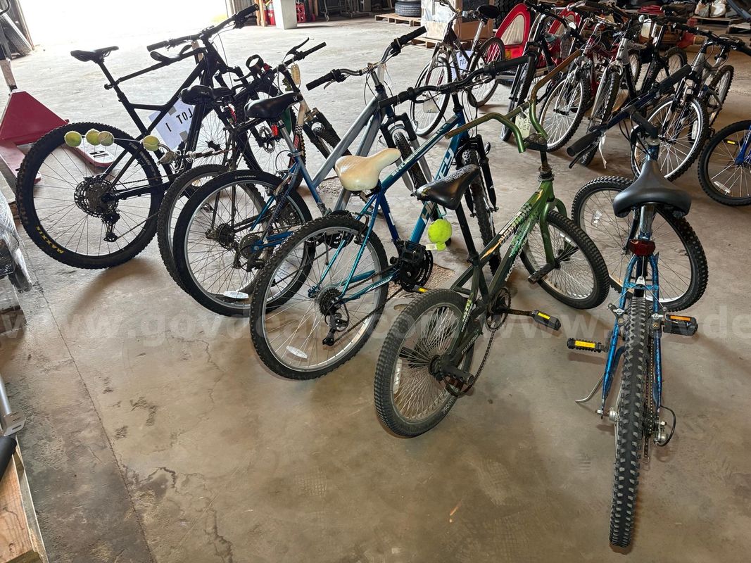 Assorted Confiscated Bicycles Lot 1