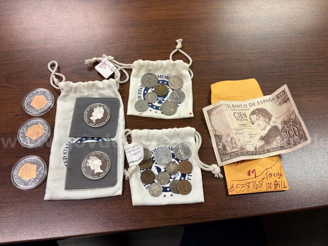 Assorted Confiscated Coins