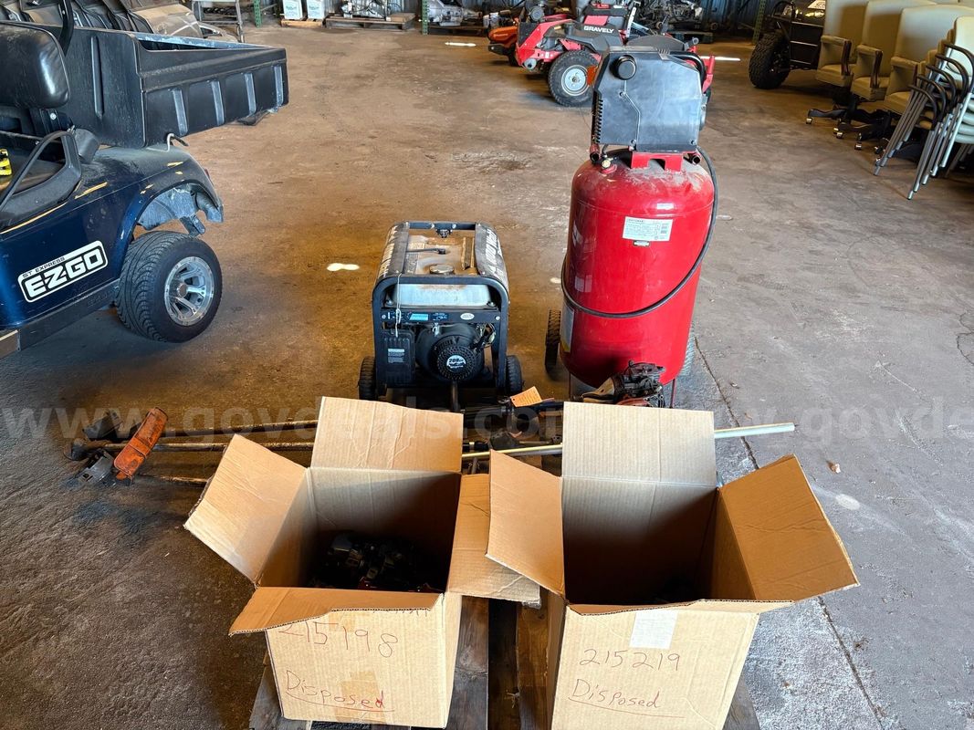 Assorted Lawn Equipment - Parts Only