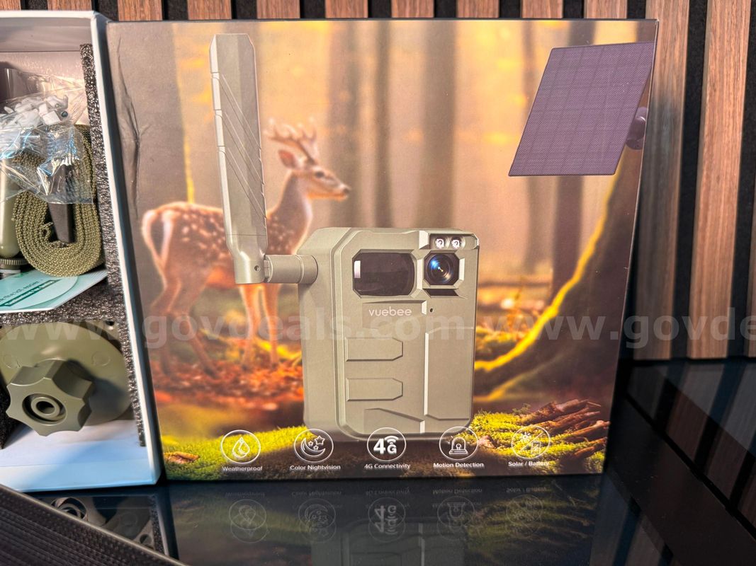 Free Shipping - New 4MP 2K Solar Powered Cellular Trail Camera with Live Streaming & SIM Card