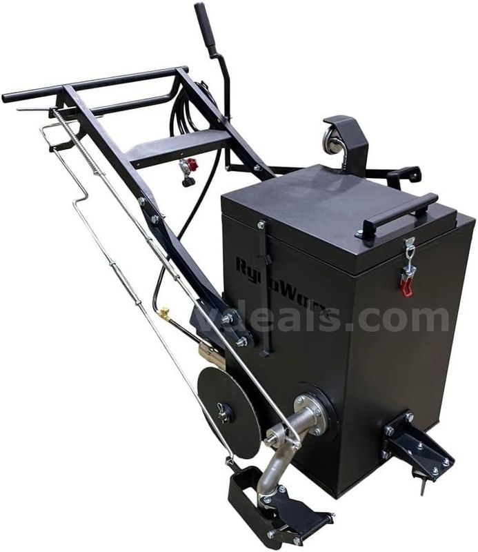 FREE SHIPPING New 12.5-Gallon Asphalt Crack Filler Melter and Applicator with Torch