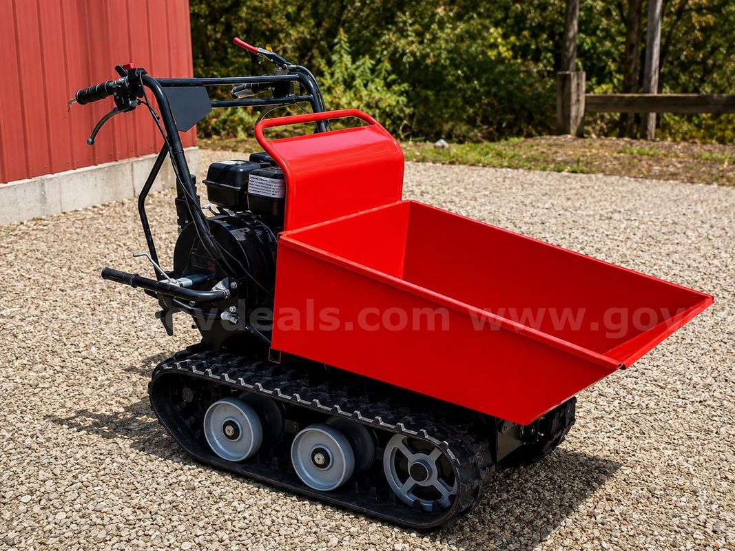 FREE SHIPPING New Heavy-Duty 660-Lb Tracked Utility Cart with Kohler 6.5HP Gas Engine