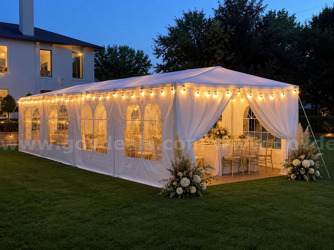 FREE SHIPPING 10x30 FT Heavy Duty Canopy Tent w/ Sidewalls Waterproof Event Shelter
