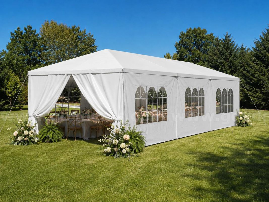 FREE SHIPPING 10x30 FT Heavy Duty Canopy Tent w/ Sidewalls Waterproof Event Shelter