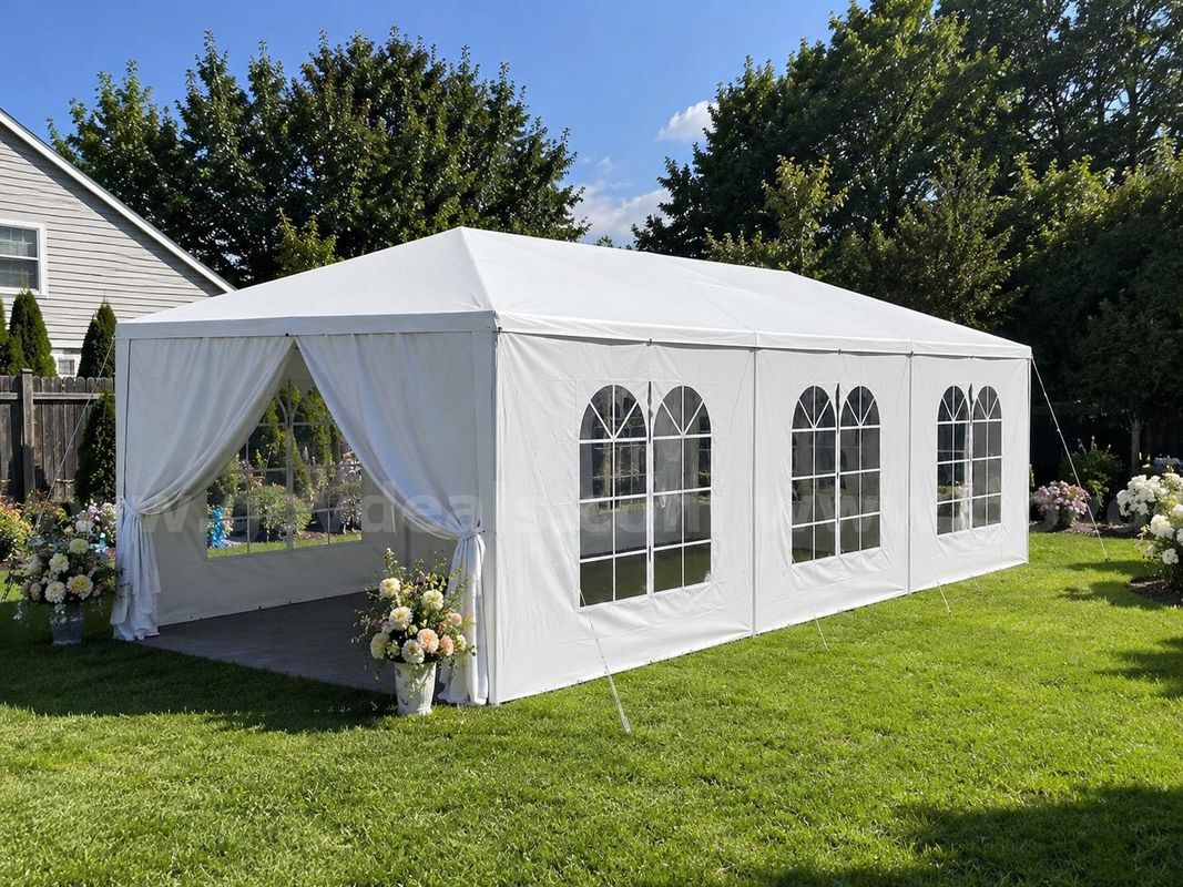 FREE SHIPPING 10x30 FT Heavy Duty Canopy Tent w/ Sidewalls Waterproof Event Shelter