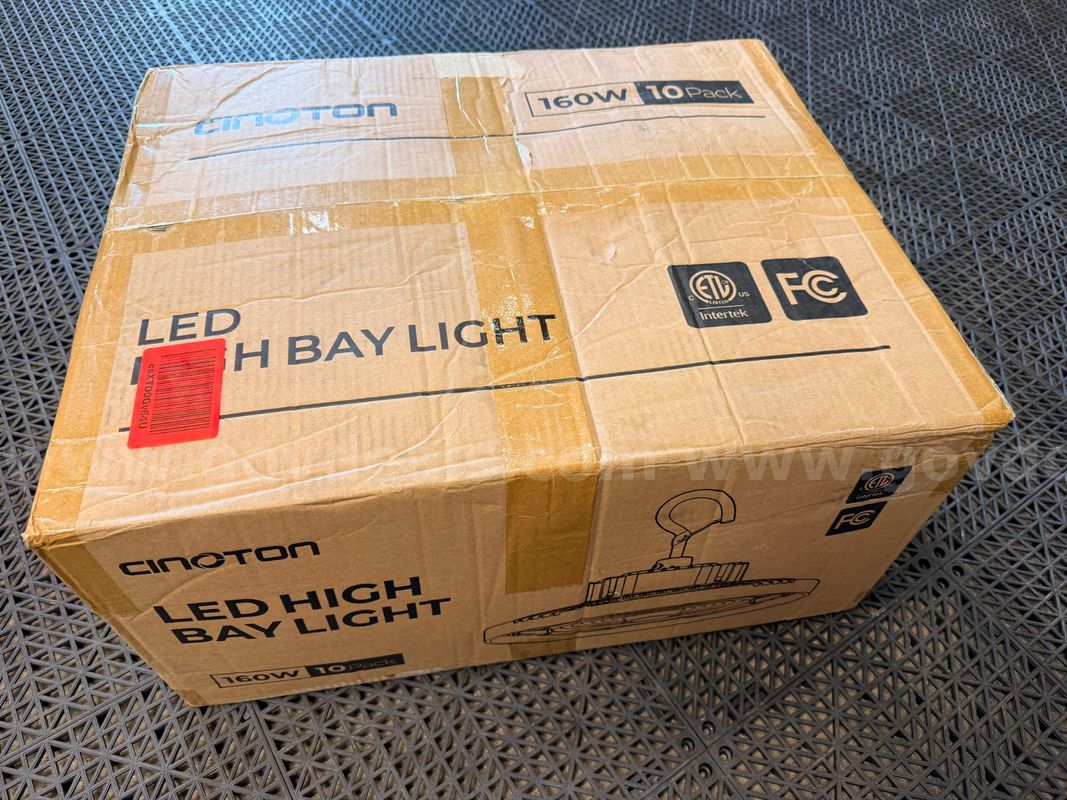 FREE SHIPPING NEW 10 Pack UFO LED High Bay Shop Lights, 150W, 5000K, 22,500 Lumens, Free Shipping