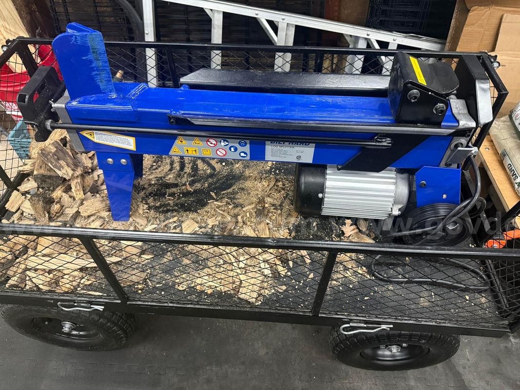 FREE SHIPPING New 6.5-Ton Electric Hydraulic Log Splitter – 15A Portable Firewood Splitter