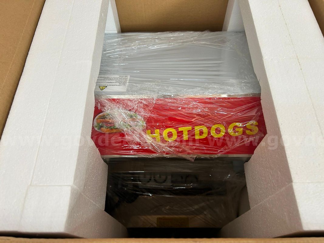 Ships Free in USA - Brand New Hot Dog Steamer 28.5QT – 2-Tier Stainless Steel Hot Dog & Bun Warmer
