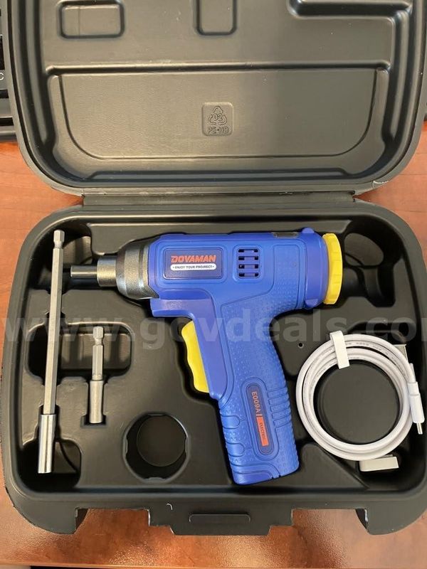 Free Shipping New Factory Sealed Cordless Electric Screwdriver Kit with 9-Piece Bit Set & Storage Case