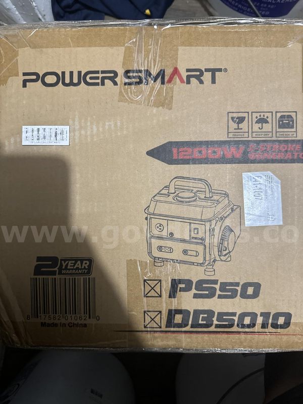 FREE SHIPPING – NEW 1200-Watt Portable Generator, Super Quiet, 37lb Lightweight, 5hr Runtime, 120V/12V