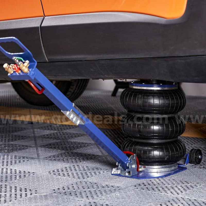 SHIPS FOR FREE New 3 Ton Air Jack Pneumatic Airbag Jack 6600 LB Triple Bag Lift
