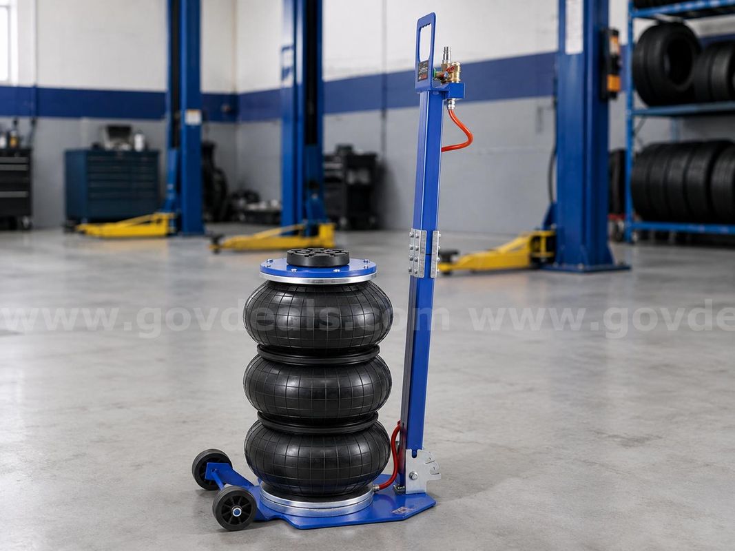 SHIPS FOR FREE New 3 Ton Air Jack Pneumatic Airbag Jack 6600 LB Triple Bag Lift